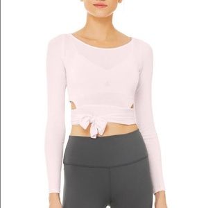 Size XS Alo Yoga Barre Long Sleeve Top